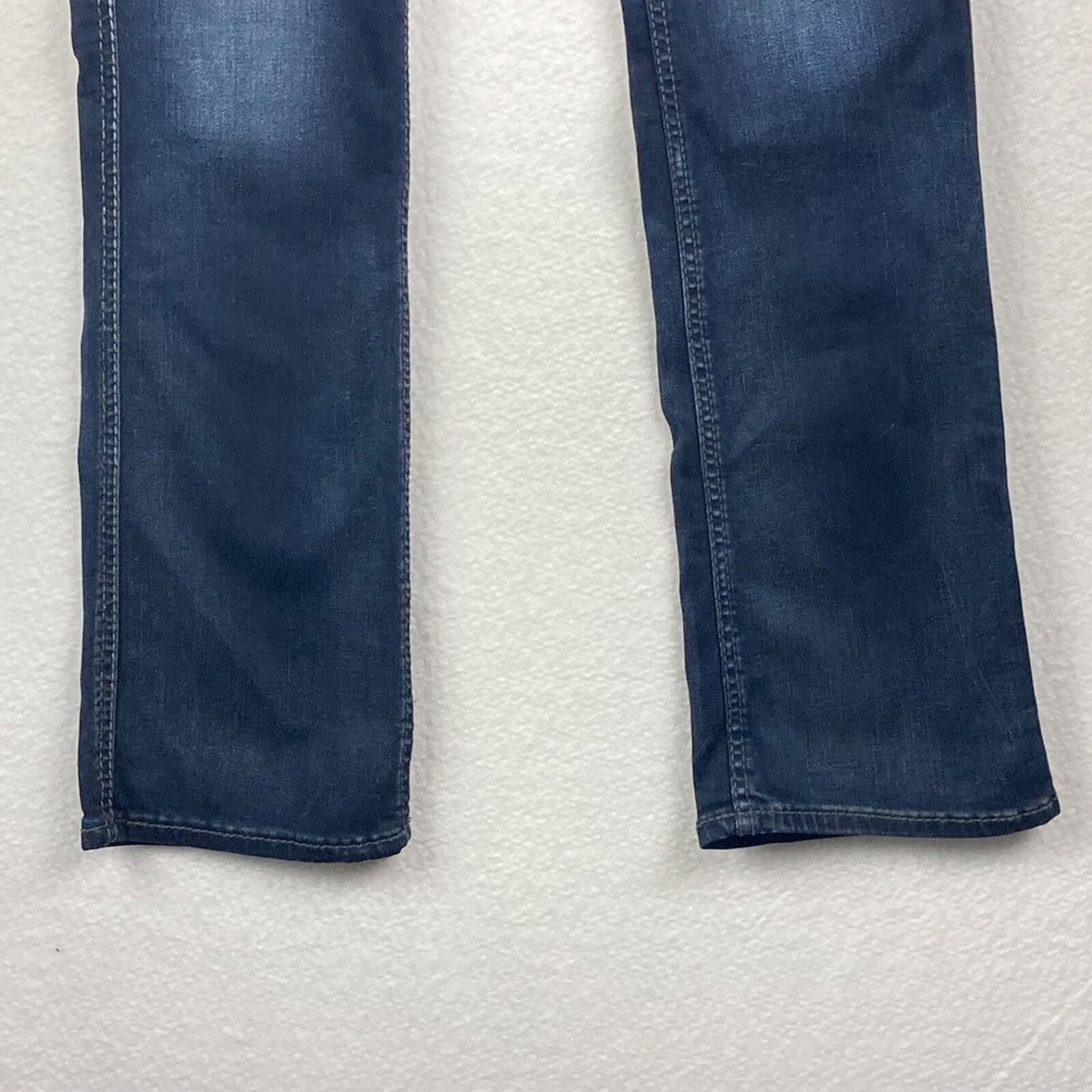 Silver Jeans Denimotion Suki Mid Slim Boot Dark Wash Blue Jeans Size W25/L31 - Picture 3 of 15